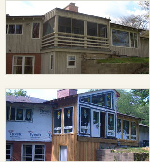 Home Renovation Before And During
